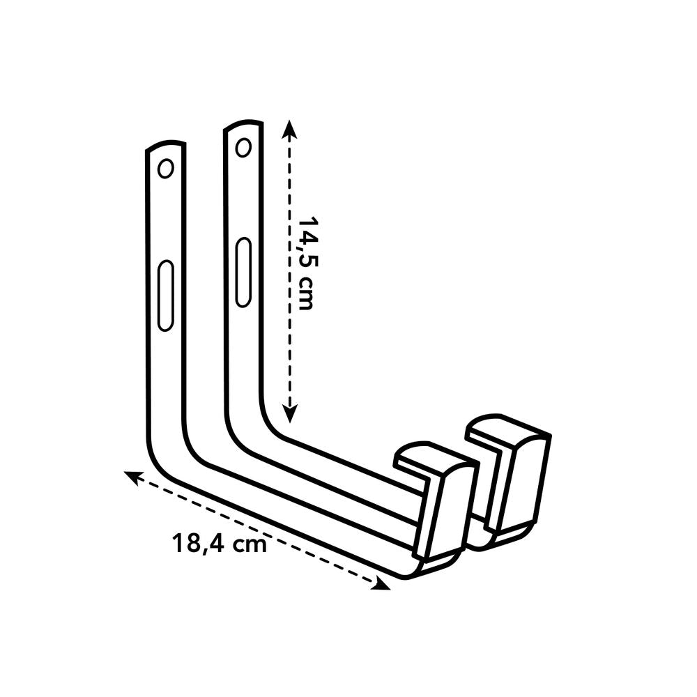 Barcelona Wandhalter Metall