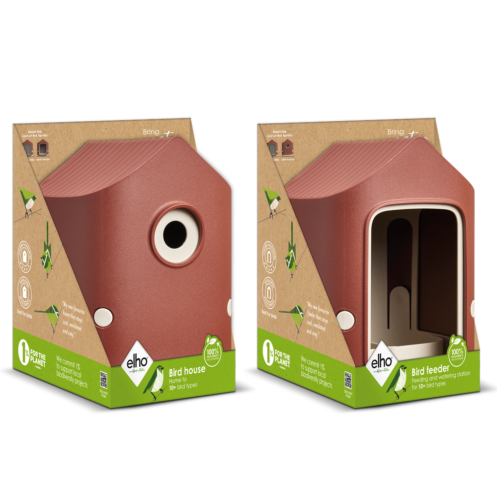 BNDL Cosy Vogelhaus + Futterhäuschen