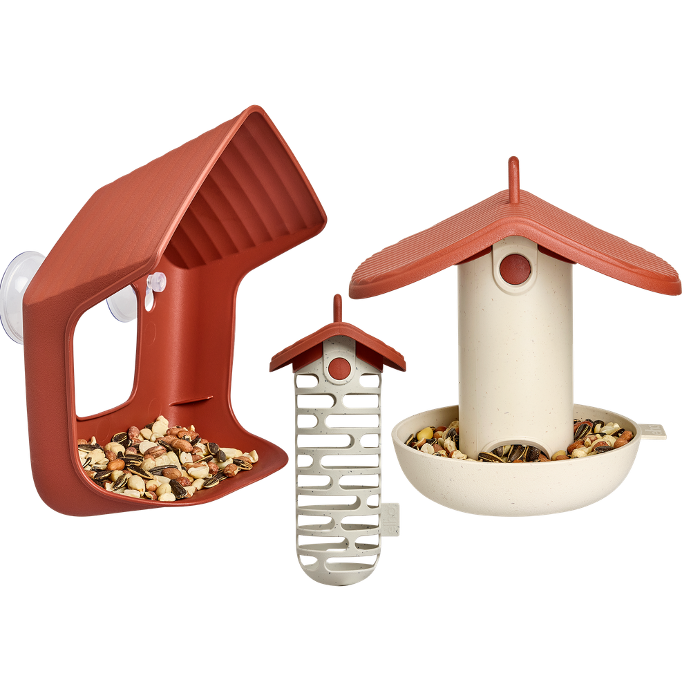 BNDL Cosy Window+suet+silo Feeders