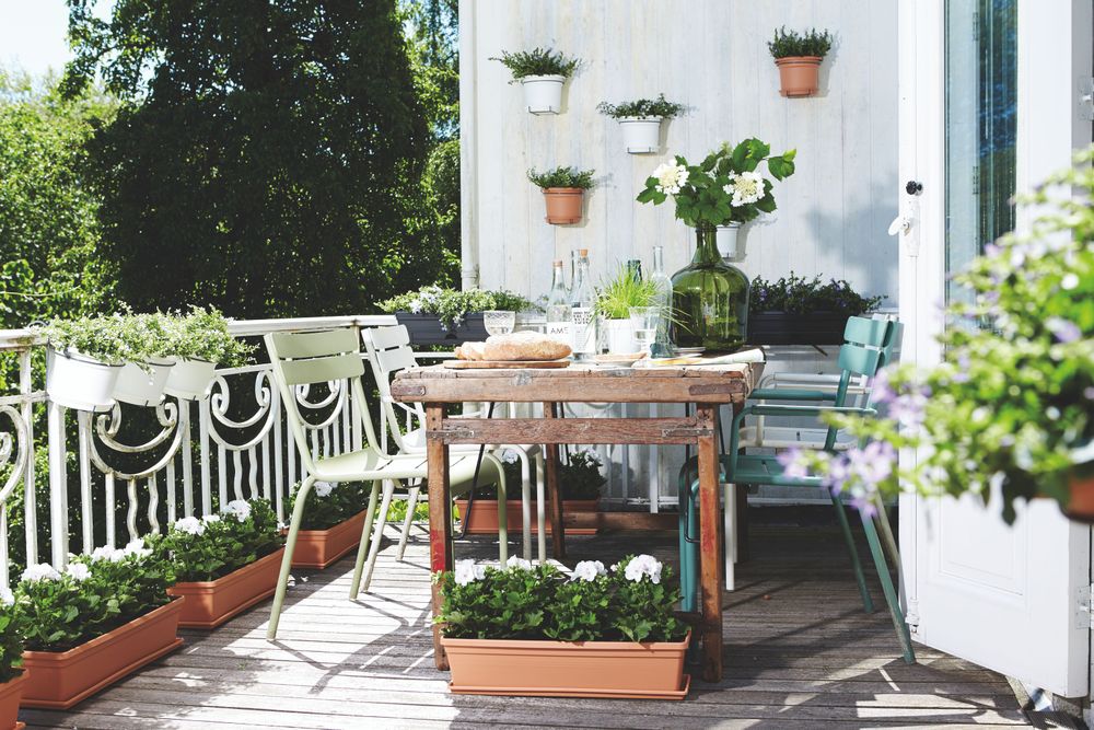 Green Basics Balkon Untersetzer 80