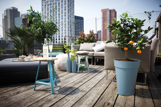 Loft Urban Untersetzer Rund 28