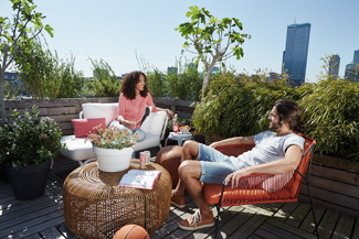Loft Urban Untersetzer Rund 14